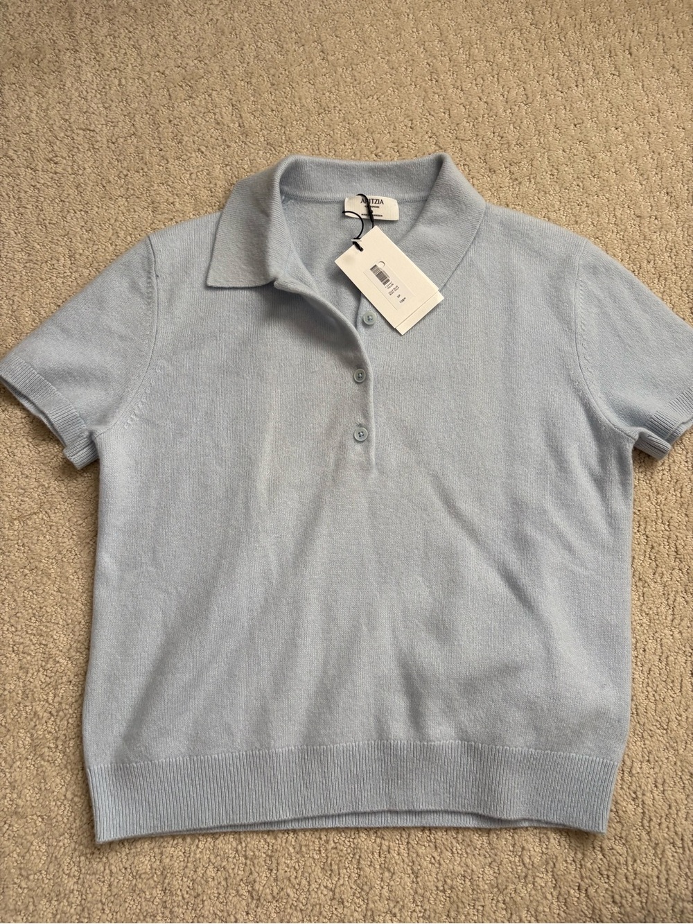 New flawed aritzia cashmere polo